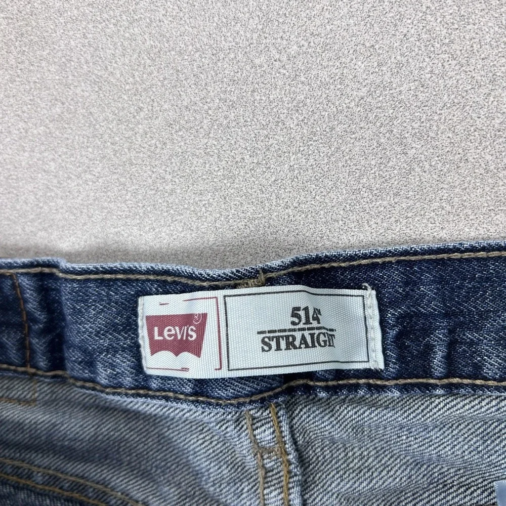 Levis 514 Jeans‎ Youth 14 Regular 27x27 Blue Medium Wash Straight Cotton Denim